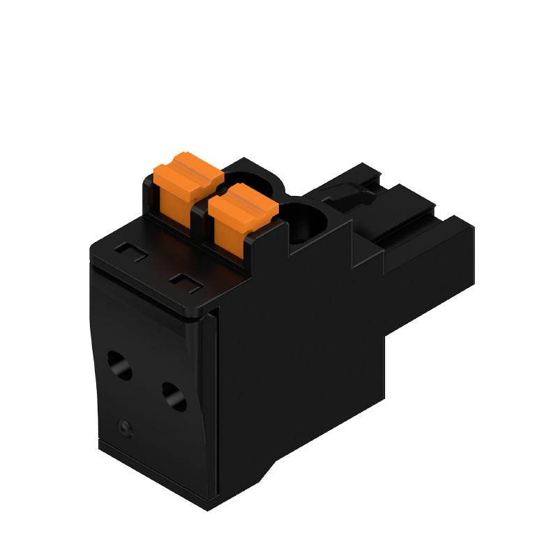 1000030001 - 5.08mm Female Connector with 2 Poles at 90° Angle  (Pack of 180)