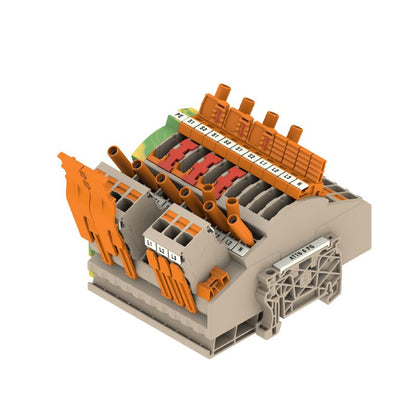 2829070000 - Beige 10-Pole Plug, 6 mm², 800 V, 41 A, 51 mm Deep  (Pack of 10)