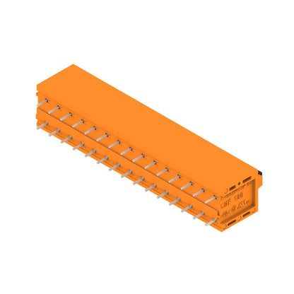 1330320000 - 5mm Pitch Orange PCB Terminal, 15 Poles, 3.5mm Pins  (Pack of 20)