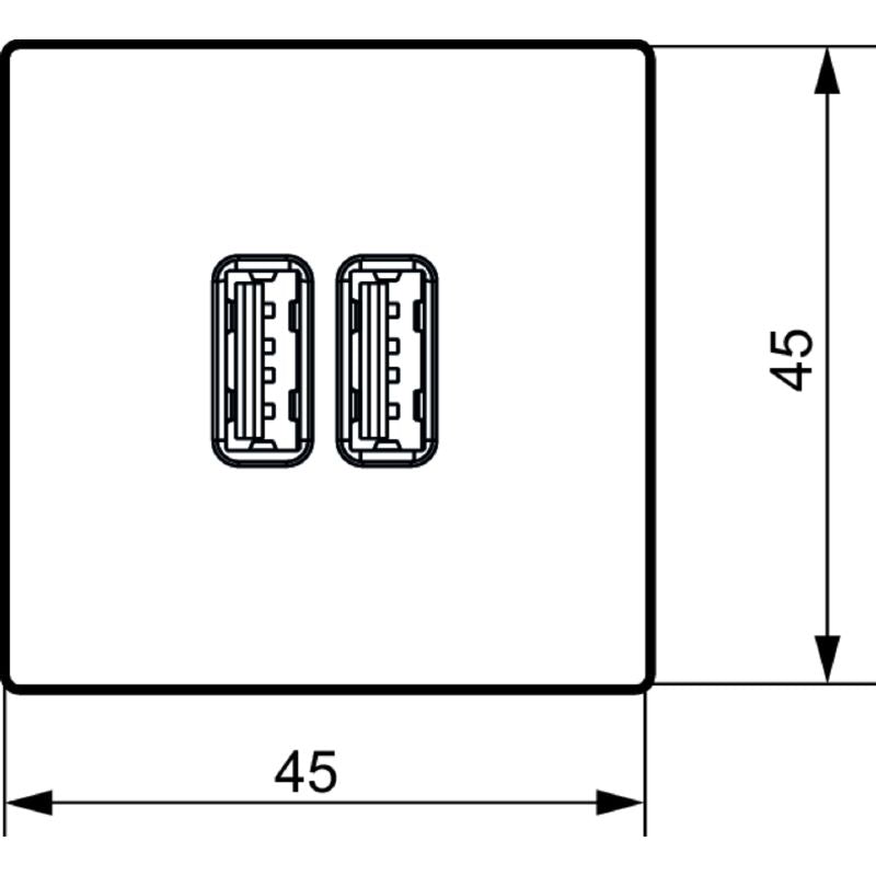 2505070000 - Large USB Charger, 5V 3A, 100-240V Input