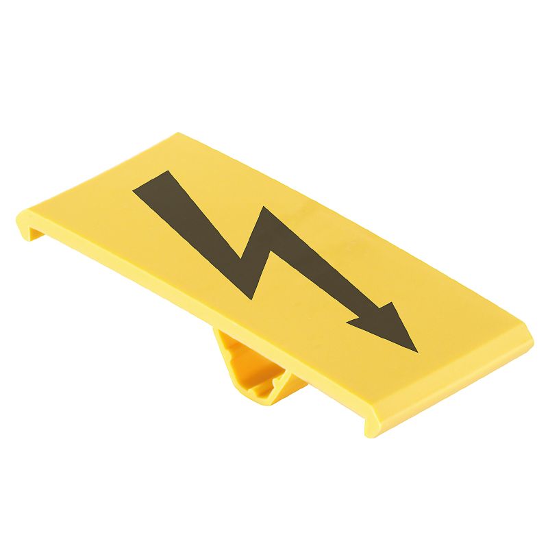 1062860000 - Weidmueller 64x27mm Yellow Marker Cover, RoHS Compliant  (Pack of 10)