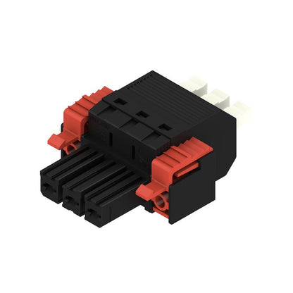 2549340000 - 7.62mm 3-Pole Female Plug Connector with Push-In Mechanism  (Pack of 48)