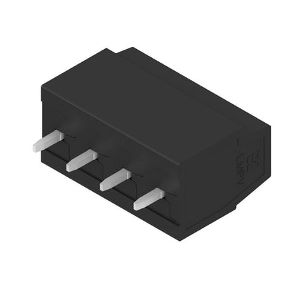 2787360000 - 5mm 4-Pole PCB Terminal, 90° Push-In, Black  (Pack of 192)