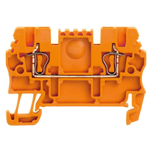 1775500000 - Orange 1.5 mm² Feed-Through Terminal, 36.5 mm Deep  (Pack of 100)