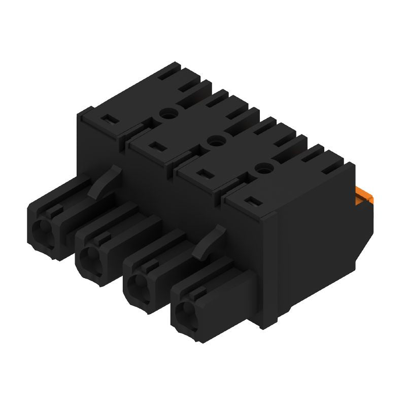 1043850000 - 7.62mm PCB Female Plug Connector, 4 Poles, 180° Angle  (Pack of 60)