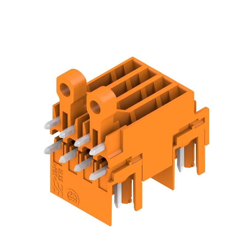 1633370000 - 3.5mm 8-Pole PCB Plug-In Connector THT Solder, 90° Angle  (Pack of 50)