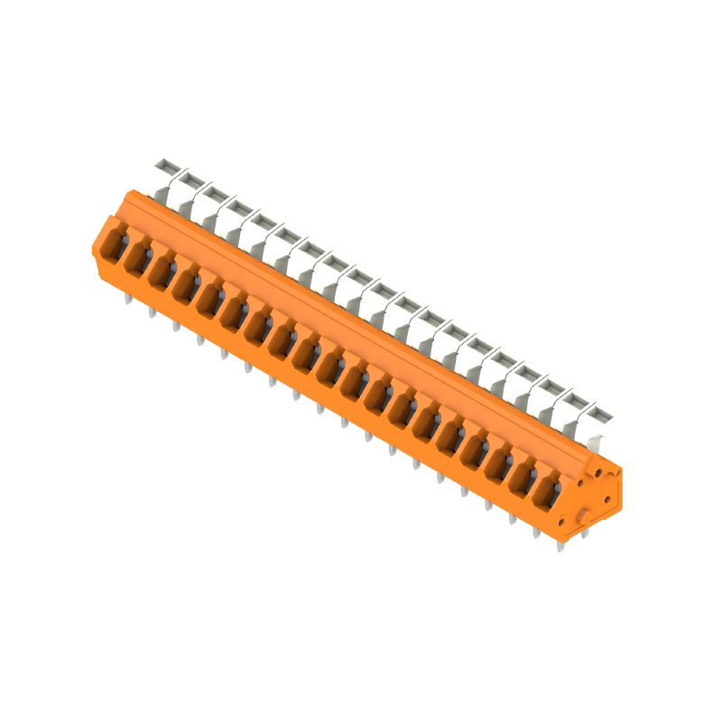 1958440000 - 19-Pole PCB Terminal 5mm Pitch, 135° Angle, Orange  (Pack of 50)