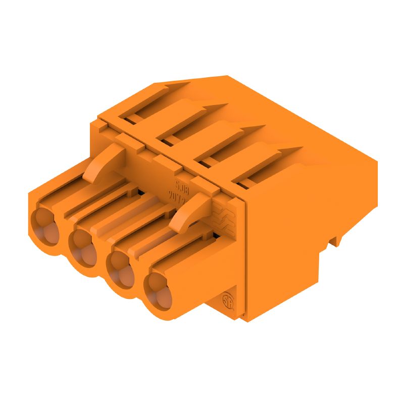 1948810000 - 5.08mm 4-Pole Female PCB Connector with Clamping Yoke  (Pack of 90)