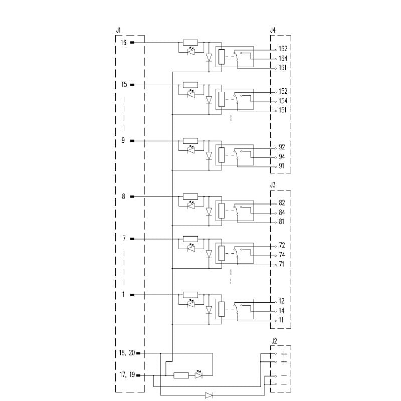 1457310000 - 24V Relay Module with Screw Connections and UL Certification