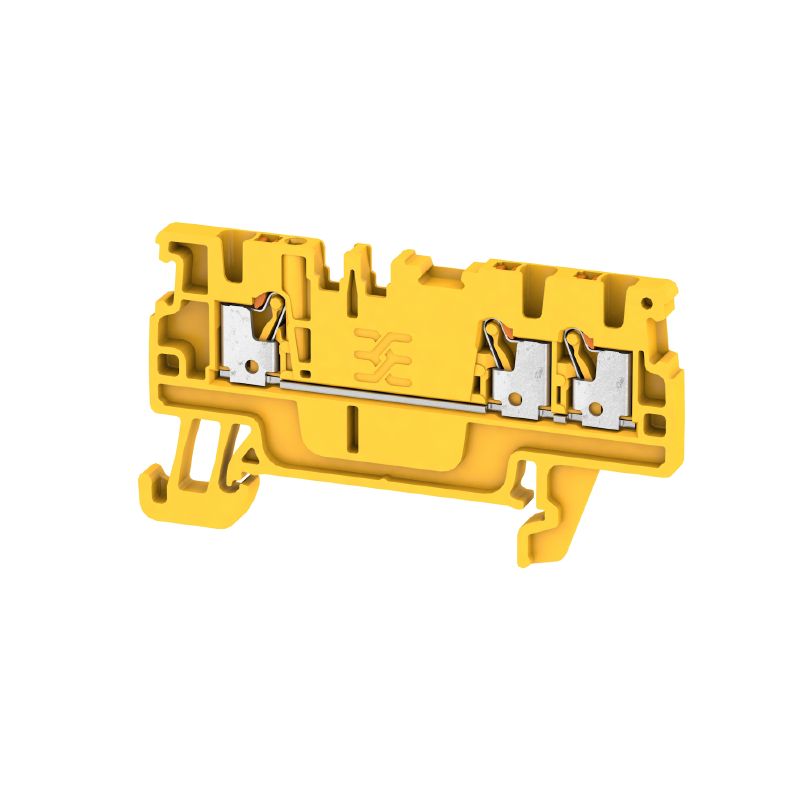 2534520000 - Yellow PUSH IN Terminal, 1.5mm², 500V, 33.5mm Depth  (Pack of 50)
