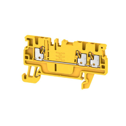 2534520000 - Yellow PUSH IN Terminal, 1.5mm², 500V, 33.5mm Depth  (Pack of 50)