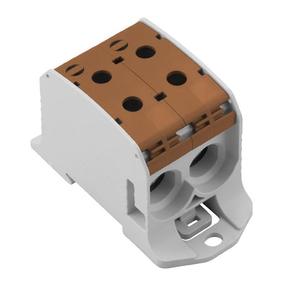 2502730000 - 95mm² Brown Distributor Terminal, 232A, 4 Connections