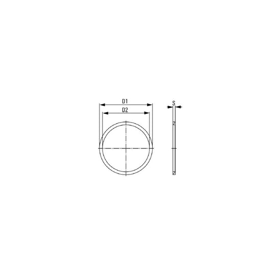 0900660000 - Nylon M50 Flat Gasket with Sealing Ring, Temp -40°C to 135°C  (Pack of 25)