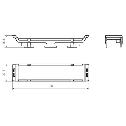 1304240000 - Traffic Yellow OMNIMATE Housing Component, 22.5mm, RoHS Compliant  (Pack of 50)