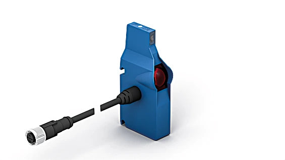OPT1543 - Compact Reflex Sensor with Background Suppression for Roller Conveyors