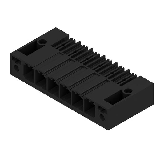 1930420000 - 7.62mm Black PCB Plug Connector with Clip Flange, 6 Poles  (Pack of 30)