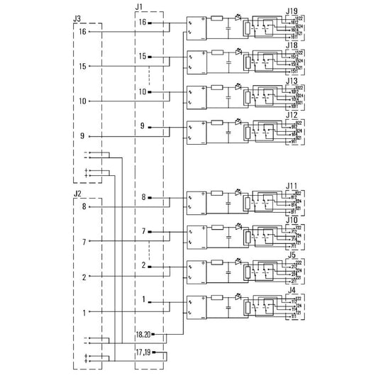 1449310000 - RSM-16 24VAC/DC Component with 2 Changeover Contacts