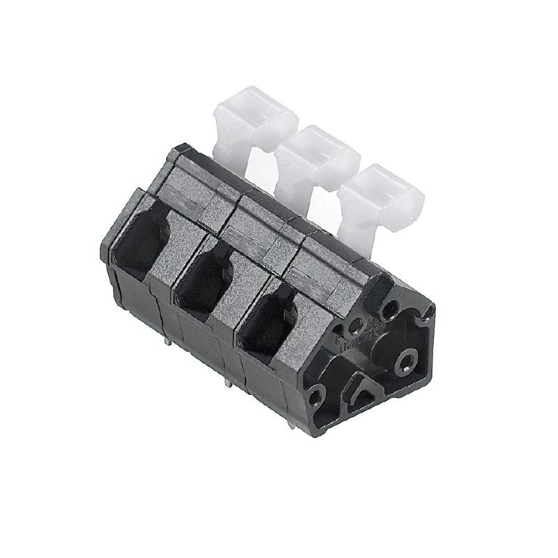 1952690000 - Black PCB Terminal, 7.5mm, 135° Angle, 3 Poles, 3.5mm Pins  (Pack of 100)