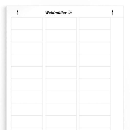 1686421044 - Self-Adhesive White Device Markers, 22 x 56 mm, 360 Pack  (Pack of 10)