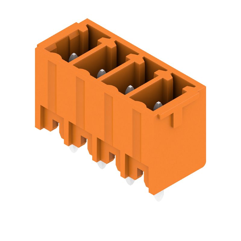 1942860000 - 3.81mm 4-Pole PCB Connector, Male Header, 180° Angle  (Pack of 50)