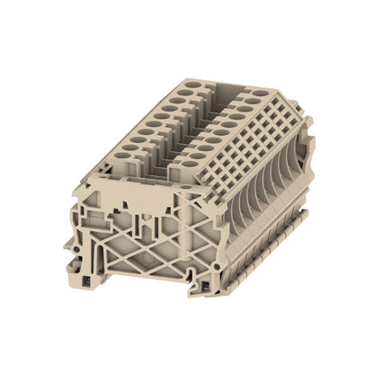 1781740000 - Dark Beige 6mm² Terminal Block, 41A Rating, 2 Connections