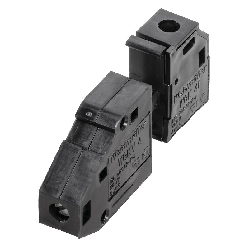1250950000 - Black 4mm² Feed-Through Terminal with Screw Connection  (Pack of 50)
