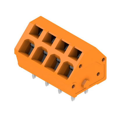 1913960000 - 5mm Terminal Block, 4 Poles, 135° Angle, Orange Finish  (Pack of 100)