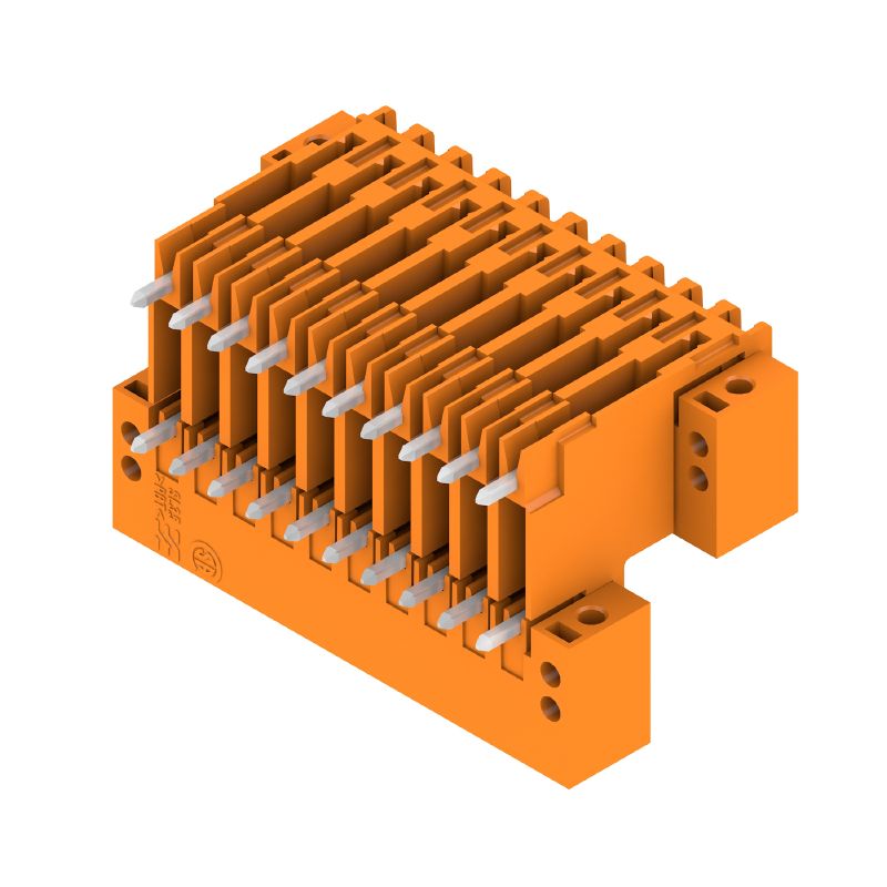 1642410000 - 20-Pole Orange PCB Connector 3.2mm THT Right Angle  (Pack of 20)