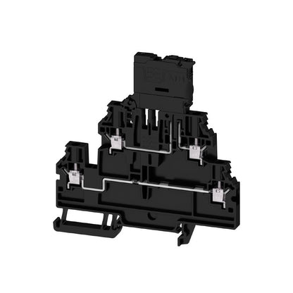 2893930000 - 4mm² Black Fuse Terminal for TS 35 Rail, 70V, 6.3A  (Pack of 50)