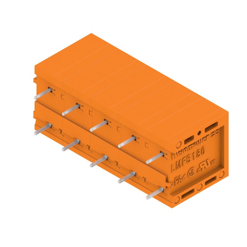 2774790000 - 5-Pole 7.50mm PCB Terminal, Orange, 3.5mm Solder Pin  (Pack of 40)