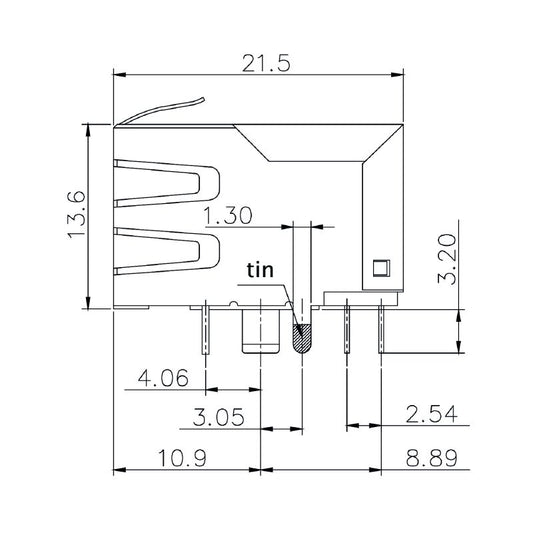 2562820000 - 12-Pole RJ45 Modular Jack for PCB, 90° Orientation  (Pack of 140)
