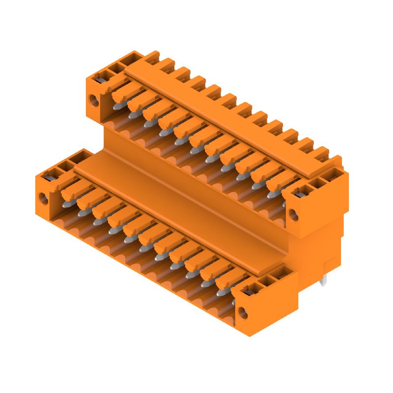 1642420000 - 3.50mm 24-Pole Orange PCB Connector for THT Applications  (Pack of 10)