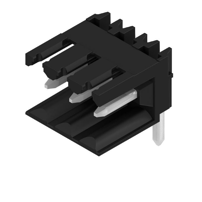 1615300000 - 3.50mm THT Male Header PCB Connector, 4.5mm Pins, Black  (Pack of 100)