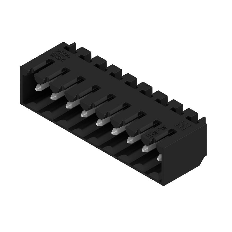 1761612001 - 9-Pole 3.50mm Male Header PCB Connector with 90° Angle  (Pack of 50)