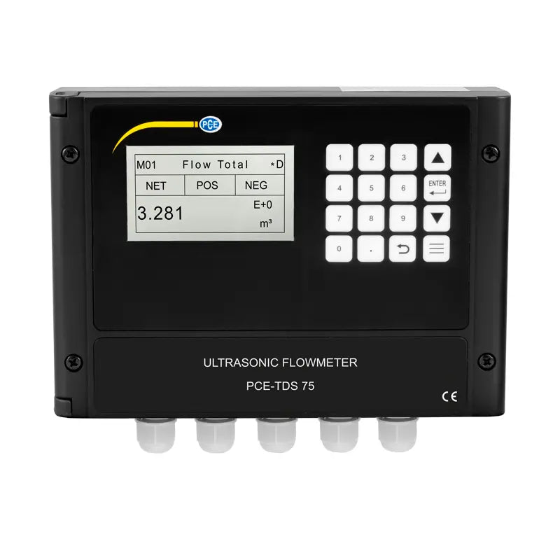 PCE-TDS 75 - Ultrasonic Flow Meter for Pipes up to 1200mm