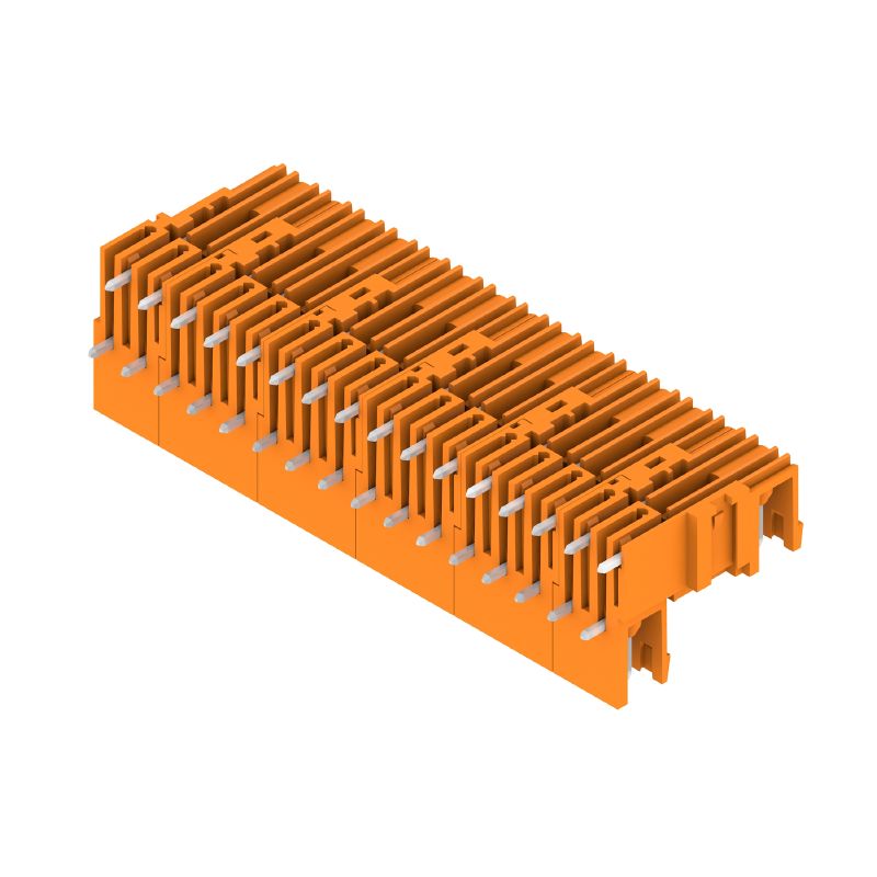 1725310000 - 5.08mm THT Male PCB Connector, 32 Poles, 90° Angle, Orange  (Pack of 10)