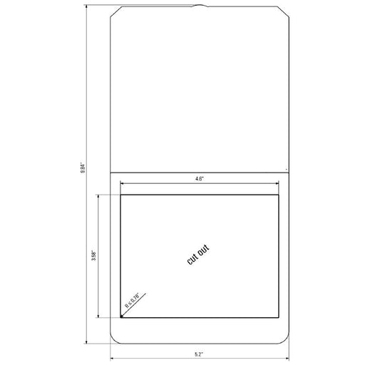 2669640000 - NEMA 4X Zinc Diecast Double Frame with Control Knob Lock