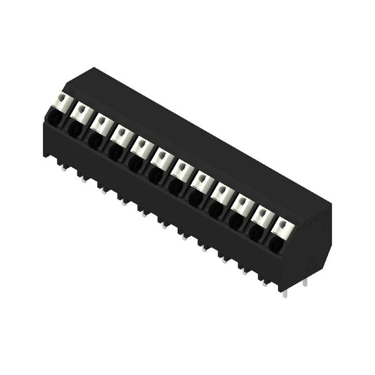 1884460000 - 5.00mm 12-Pole Black Terminal with 135° Angle Connection  (Pack of 9)