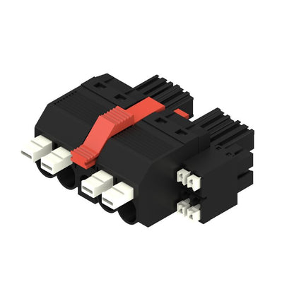 2628900000 - 7.62mm PCB 4-Pole Connector, PUSH IN Wiring, 180° Angle  (Pack of 42)