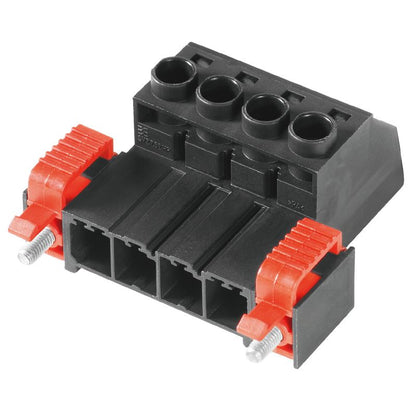 1951010000 - 7.62mm PCB 4-Pole Connector, 180° Clamping Design  (Pack of 100)