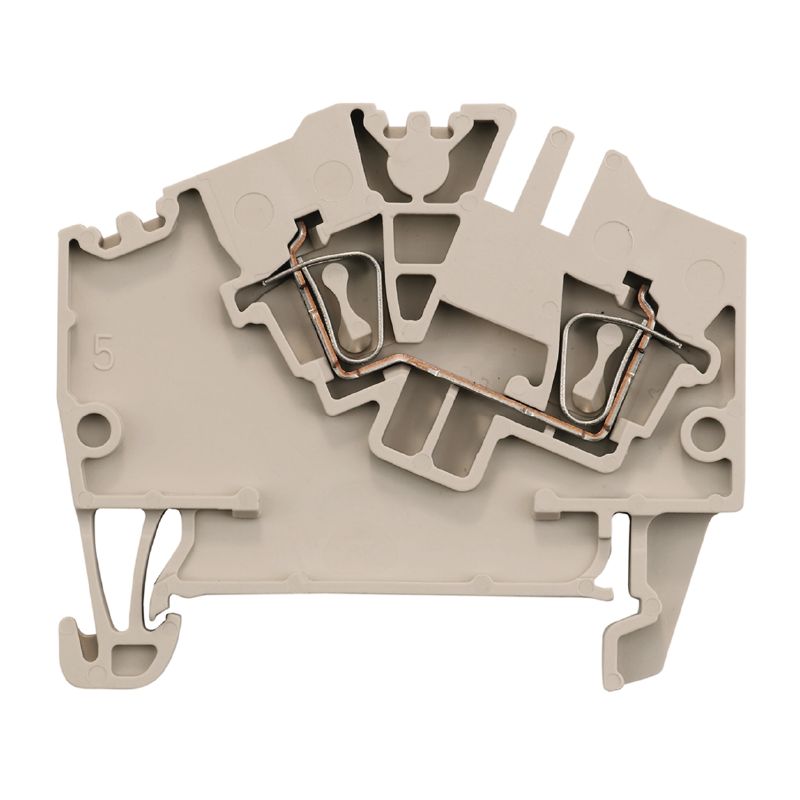 1772060000 - Dark Beige 2.5mm² DIN Rail Terminal, 800V, 24A  (Pack of 100)