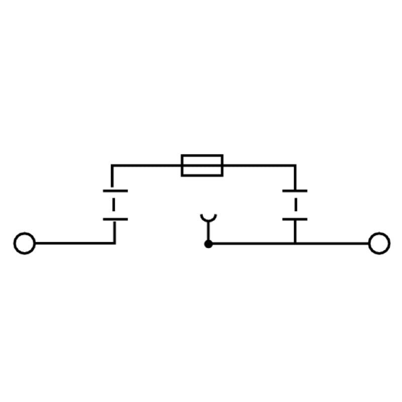 1315840000 - ZSI 2.5mm² ROHS Compliant Fuse Terminal with Tension-Clamp Connection  (Pack of 50)