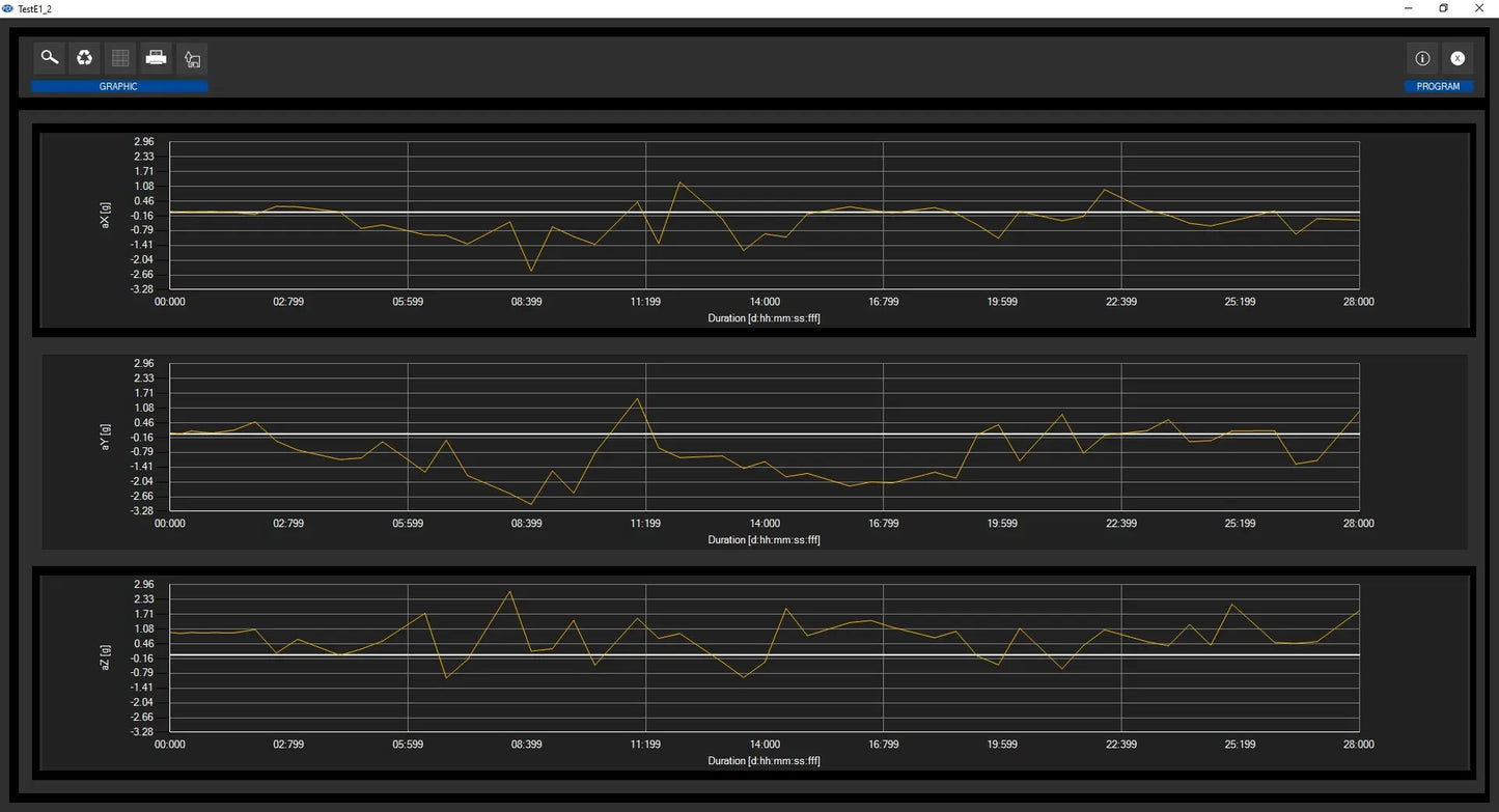 PCE-VDL 24I - Compact 3-Axis Vibration Analyzer with 1600 Hz Sampling Rate