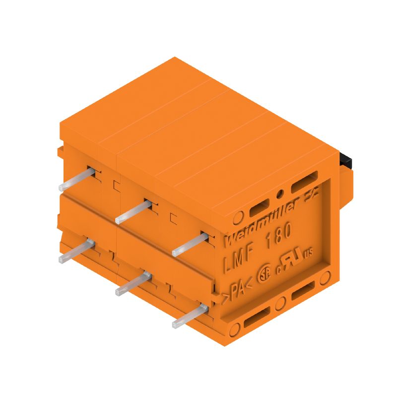 2774550000 - 7.50mm PCB Terminal, 180° Angle, 3-Pole, Tinned Pins  (Pack of 65)