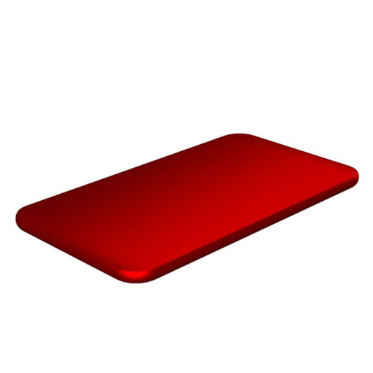 1288330000 - Red Polyamide Device Marker, 15x27mm, Double-Sided Adhesive  (Pack of 80)