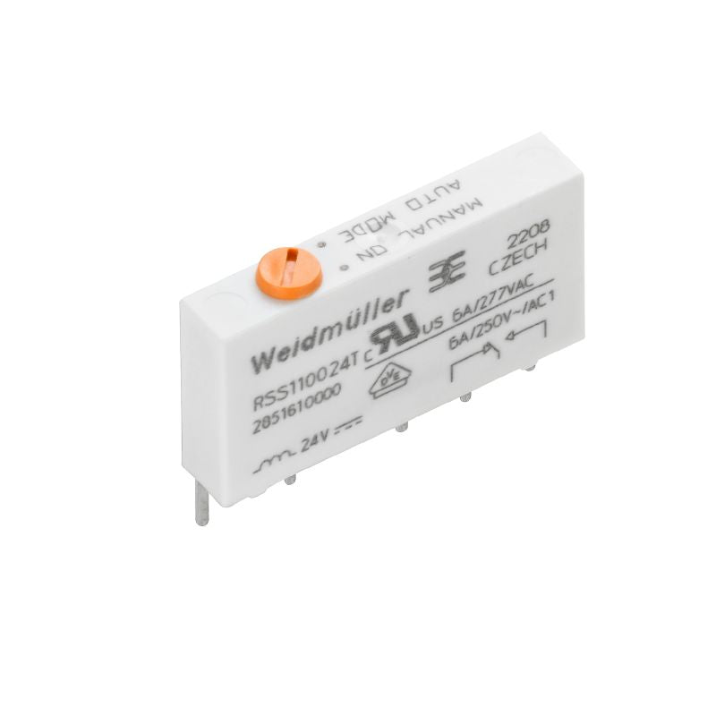 2851610000 - Compact 24V DC Relay with 6A CO Contact, 16mm Deep  (Pack of 20)