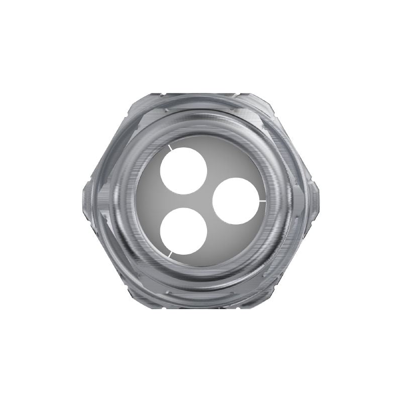 2784960000 - M32 Nickel-Plated Brass Cable Gland with IP65 Seal  (Pack of 25)