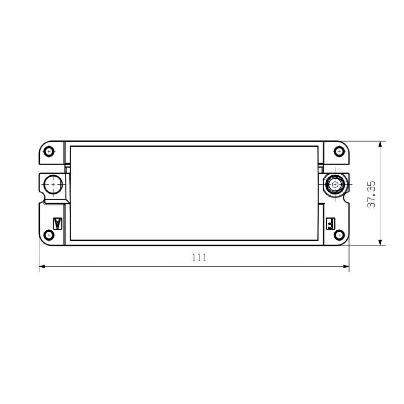 2737030000 - 6-Slot ModuPlug Component with Diecast Zinc, 500 Cycles