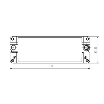 2737030000 - 6-Slot ModuPlug Component with Diecast Zinc, 500 Cycles