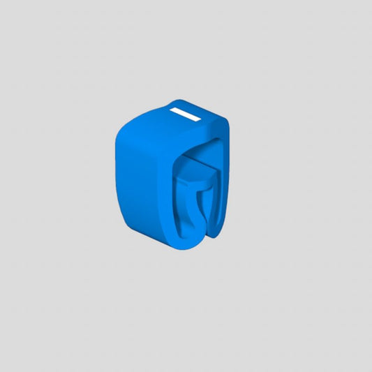 1568261741 - Blue PVC Cable Markers, 250 Qty, 4-10mm Diameter  (Pack of 250)